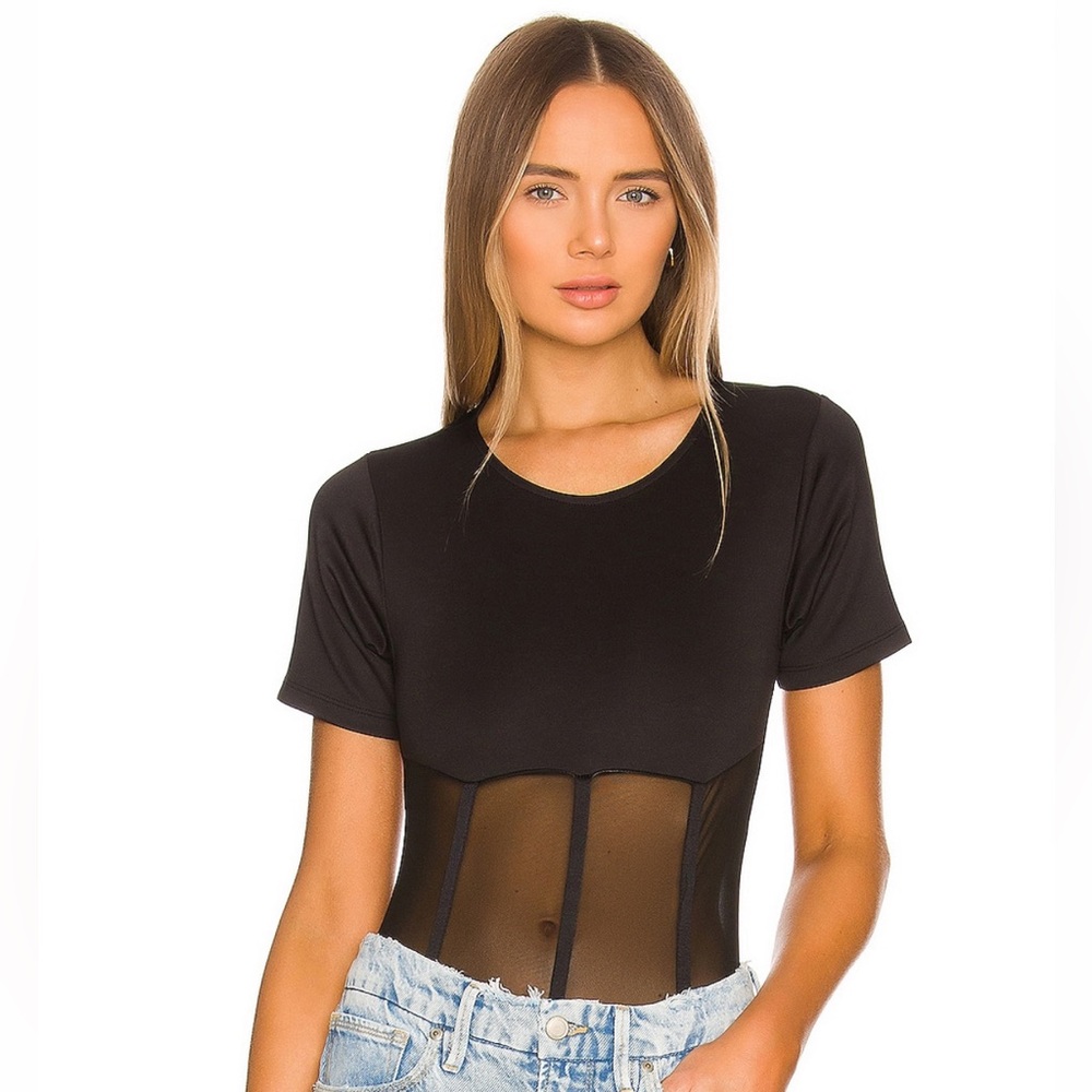 NWT: OW Collection - Tiana Bodysuit, Medium, Black